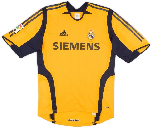 adidas 2005-06 Real Madrid GK S/S Shirt - 9/10 - (S)