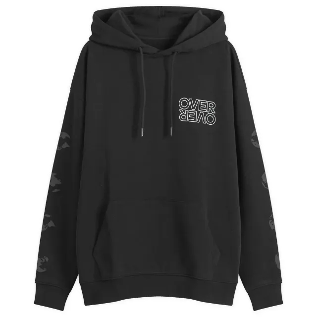 Over Over Men's Run the World Easy Hoodie Black