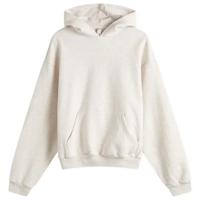 SKIMS Women's Cotton Fleece Pullover Hoodie Oatmeal Heather