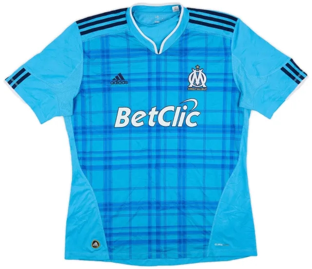 adidas 2010-11 Olympique Marseille Away Shirt - 8/10 - (XL)