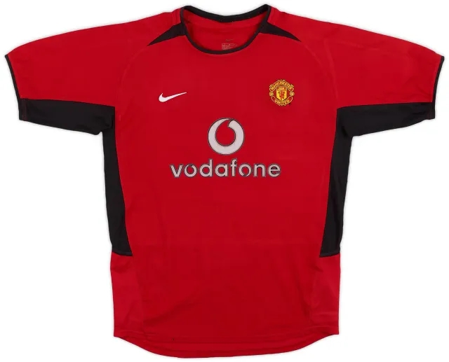 Nike 2002-04 Manchester United Home Shirt - 5/10 - (L.Boys)