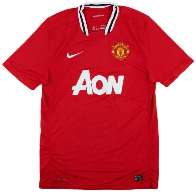 Nike 2011-12 Manchester United Home Shirt - 5/10 - (L)
