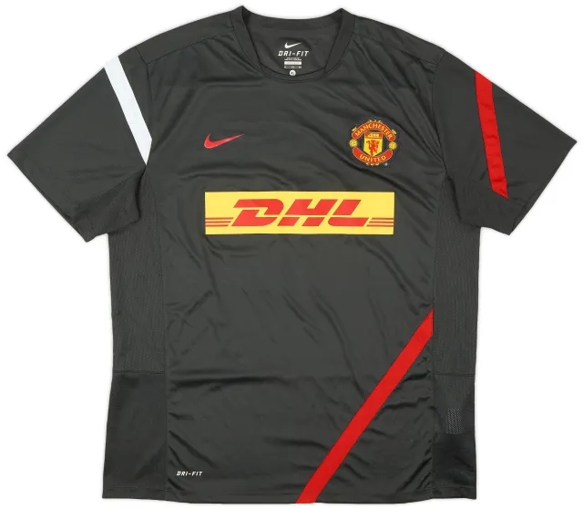 2012-13 Manchester United Nike Training Shirt - 9/10 - (L)