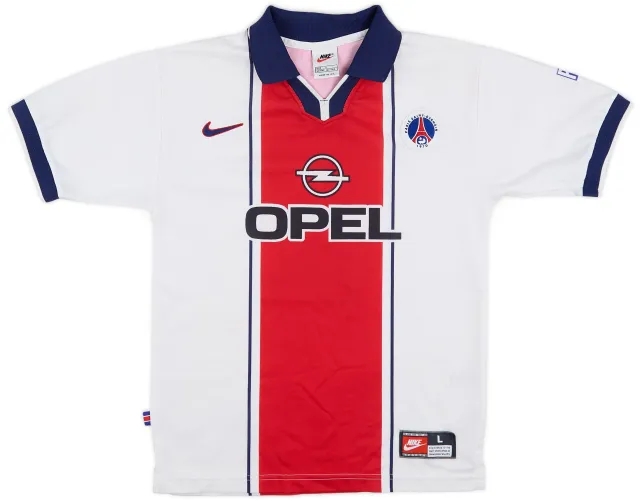 Nike 1997-98 Paris Saint-Germain Away Shirt #8 - 8/10 - (L.Boys)