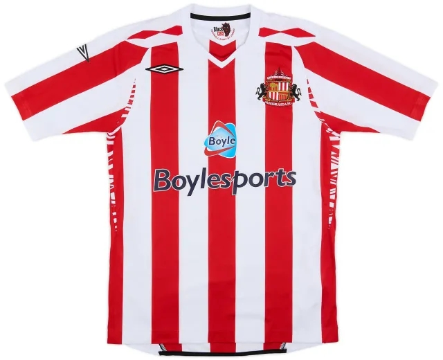 Umbro 2007-08 Sunderland Home Shirt - 5/10 - (S)