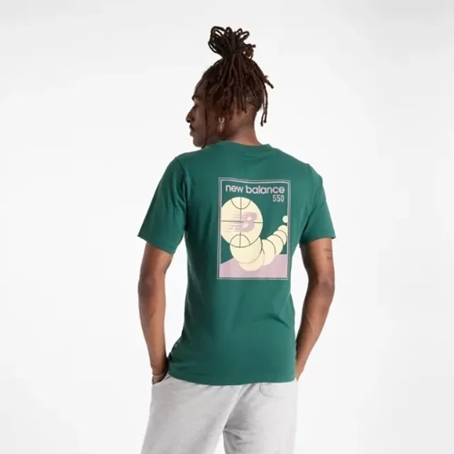 New Balance 550 Tee Men Shortsleeves Green