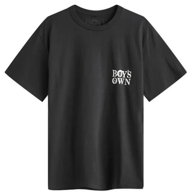 Boys Own Men's 1991 Playlist Print T Shirt Black