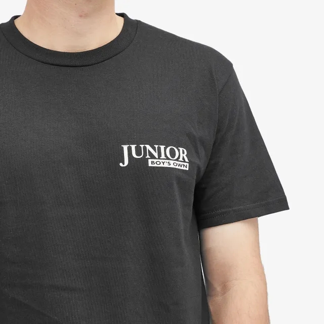 Boys Own Men's Classic Junior Boys Own Men's Logo Print T Shirt Black