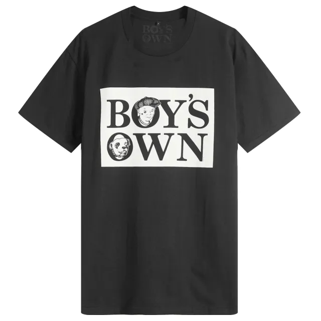 Boys Own Men's Boy’S Own Classic Box Logo T Shirt Black