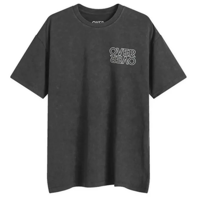 Over Over Men's Run the World Easy T-Shirt Black