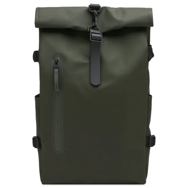 Rains Rolltop Rucksack, Green, Large