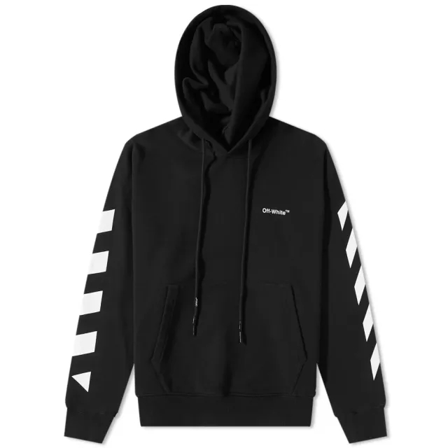 Off-White Diagonal Helvetica Over Hoodie
