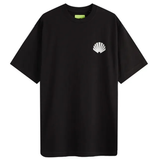 New Amsterdam Surf Association New Amsterdam Logo Tee Black/White Tee Men Shortsleeves Black