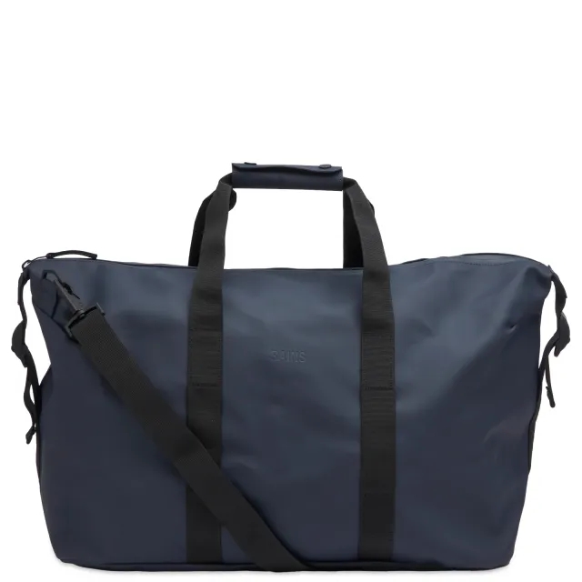 Rains Hilo Waterproof Weekend Bag Medium In Navy