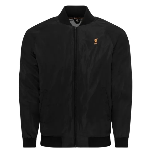 Liverpool FC Liverpool Bomber Jacket - Black - ['Black']