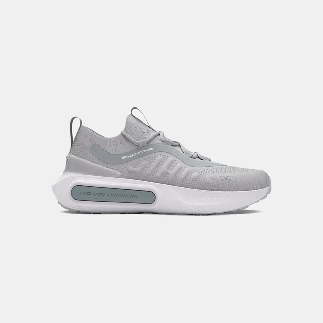 Unisex  Under Armour  Phantom 4 Reflect Shoes Halo Gray / White / Metallic Silver 11.5