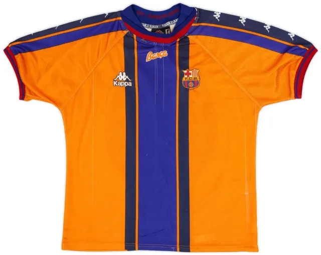 Kappa 1997-98 Barcelona Away Shirt - 5/10 - (S)