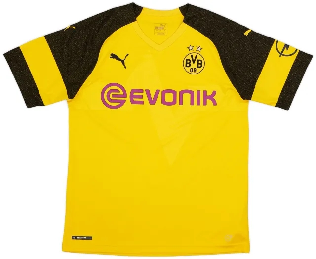 Puma 2018-19 Borussia Dortmund Home Shirt - 6/10 - (L)