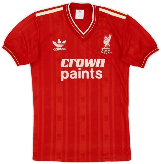 adidas 1985-87 Liverpool Home Shirt - 7/10 - (XL.Boys)