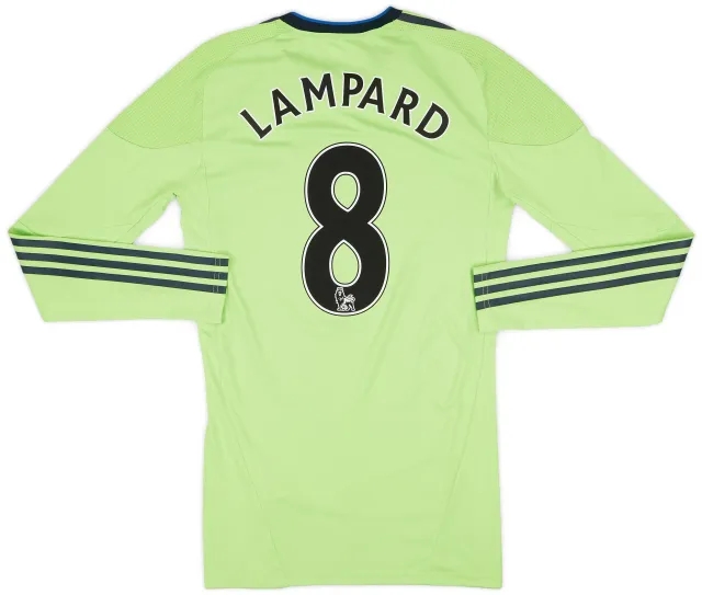 adidas 2010-11 Chelsea TechFit Third L/S Shirt Lampard #8 - 9/10 - (S)
