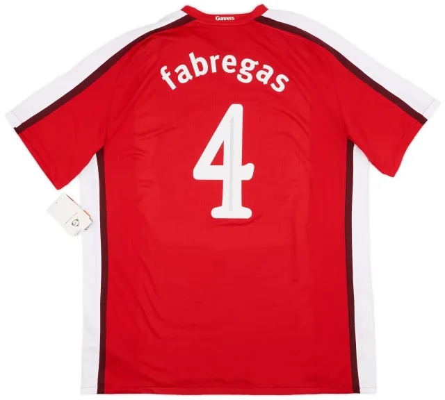 Nike 2008-10 Arsenal Home Shirt Fabregas #4 (XXL)