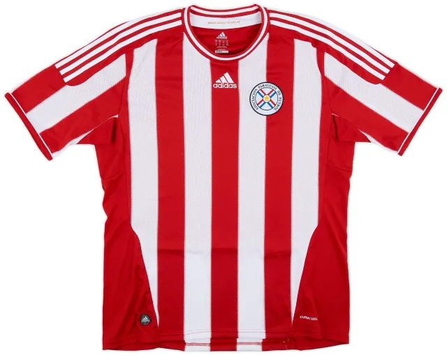 adidas 2011-13 Paraguay Home Shirt - 8/10 - (XL)