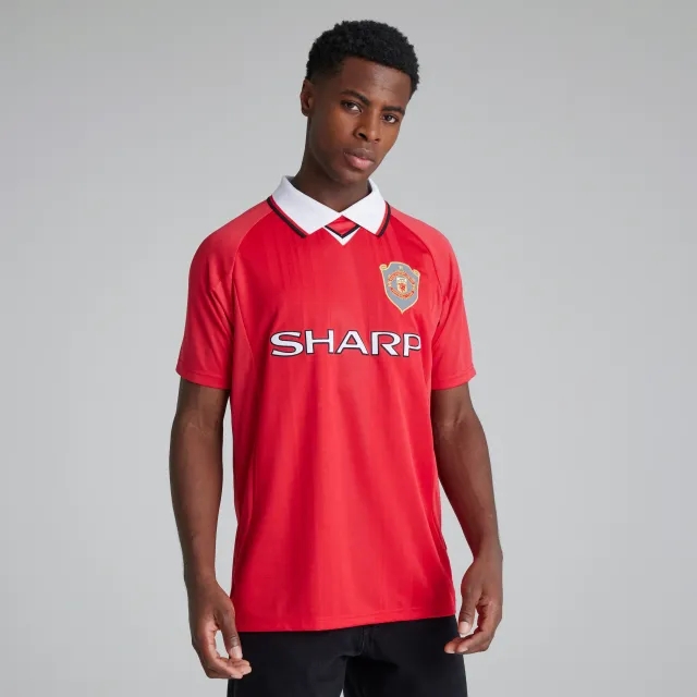 Manchester United 1999 Retro Champions League Final Shirt Red