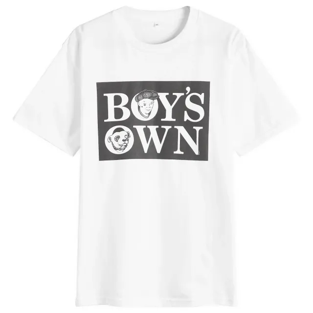Boys Own Men's Boy’S Own Classic Box Logo T Shirt White