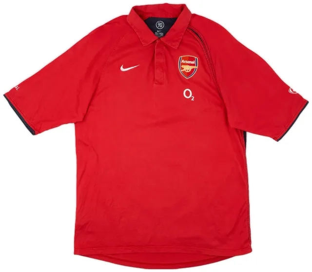 2004-05 Arsenal Nike Polo Shirt - 9/10 - (L)