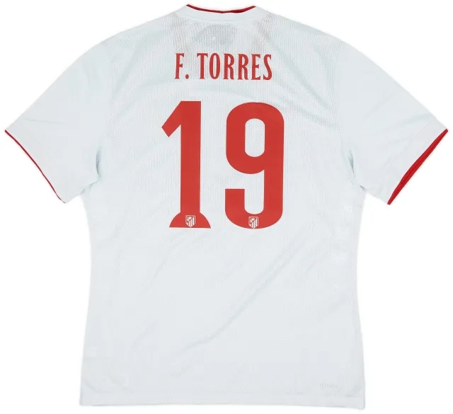 Nike 2014-15 Atletico Madrid Player Issue Away Shirt F. Torres #19 (XL)