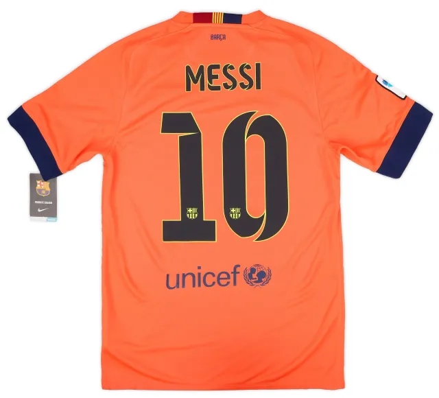 Nike 2014-15 Barcelona Away Shirt Messi #10 (S)
