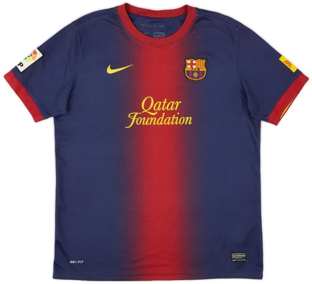 Nike 2012-13 Barcelona Home Shirt - 7/10 - (XL.Boys)