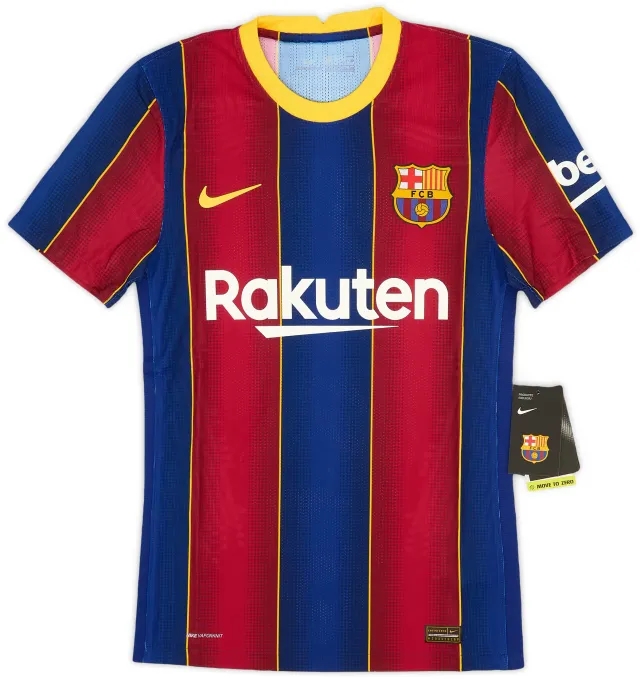 Nike 2020-21 Barcelona Authentic Home Shirt (XS)