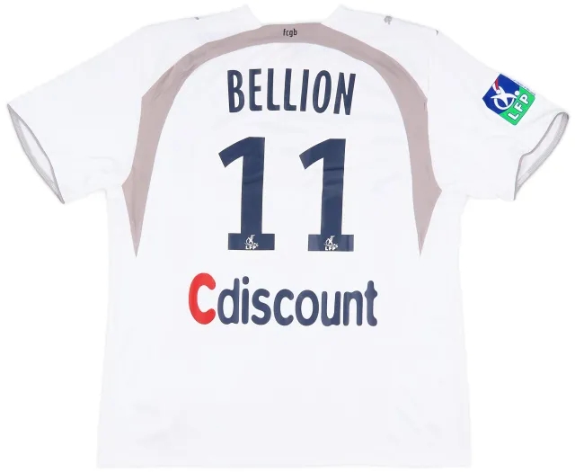 Puma 2007-08 Bordeaux Match Issue Away Shirt Bellion #11