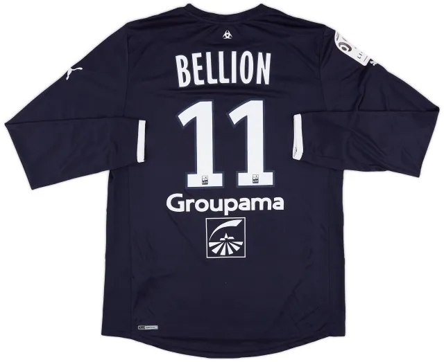 Puma 2011-12 Bordeaux Match Issue Home Shirt Bellion #11