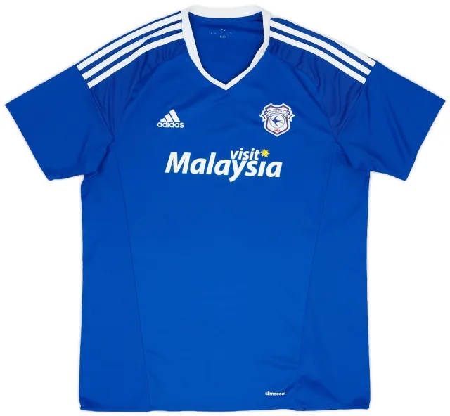 adidas 2016-17 Cardiff Home Shirt - 8/10 - (XL)