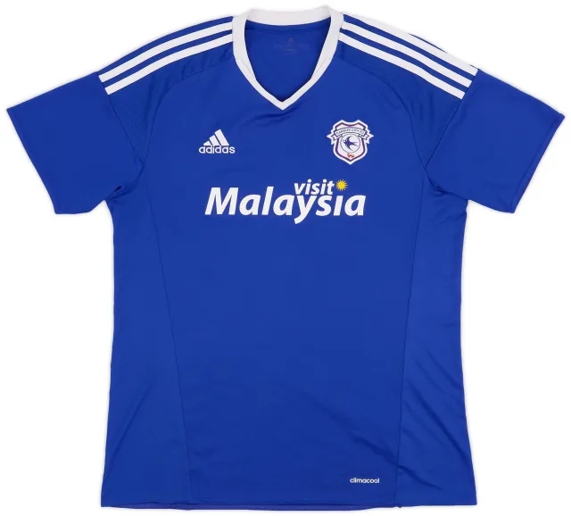 adidas 2016-17 Cardiff Home Shirt - 6/10 - (M)
