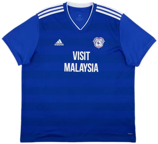 adidas 2018-19 Cardiff Home Shirt - 8/10 - (XXL)