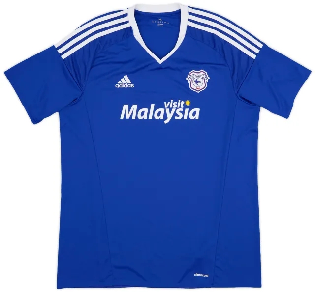 adidas 2016-17 Cardiff Home Shirt - 7/10 - (XL)
