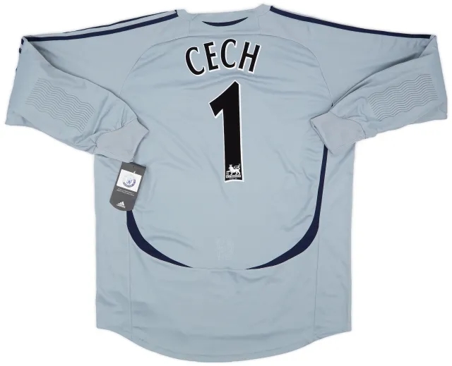 adidas 2006-08 Chelsea Player Issue GK Shirt Cech #1 (XL)