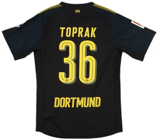 Puma 2017-18 Borussia Dortmund Authentic Away Shirt Toprak #36 - 9/10 - (L)