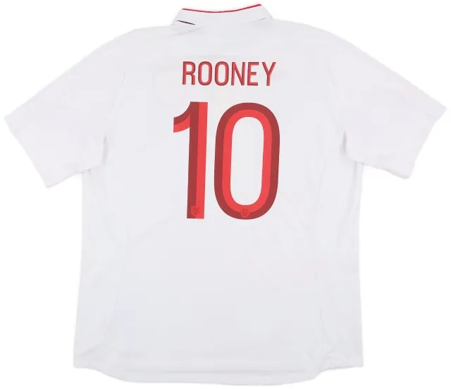 Umbro 2012-13 England Home Shirt Rooney #10 - 6/10 - (XXL)