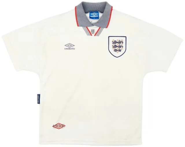 Umbro 1993-95 England Home Shirt - 5/10 - (M)