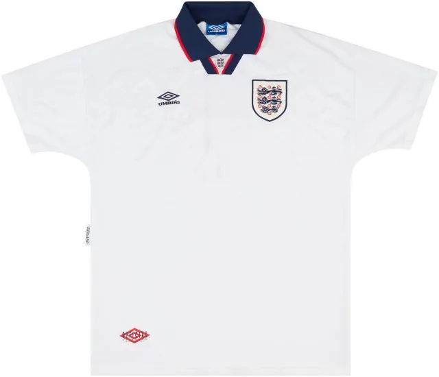Umbro 1994 England Match Issue Home Shirt #8 (Selley)