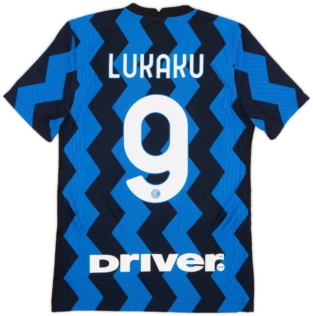 Nike 2020-21 Inter Milan Authentic Home Shirt Lukaku #9 (S)