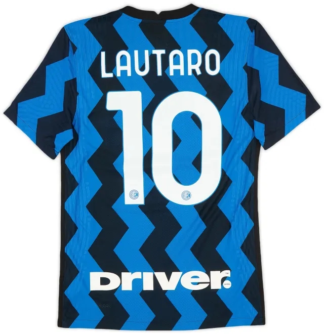 Nike 2020-21 Inter Milan Authentic Home Shirt Lautaro #10 (S)