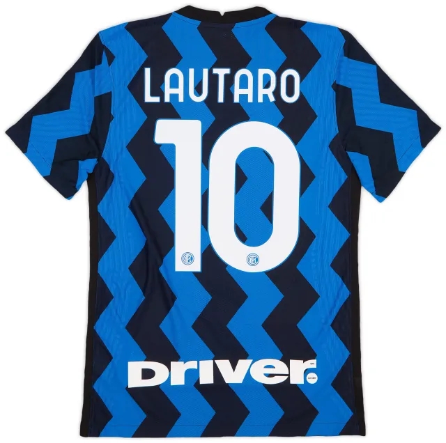 Nike 2020-21 Inter Milan Authentic Home Shirt Lautaro #10 (S)