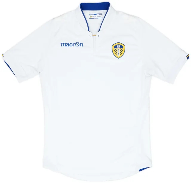 Macron 2014-15 Leeds United Home Shirt - 6/10 - (S)