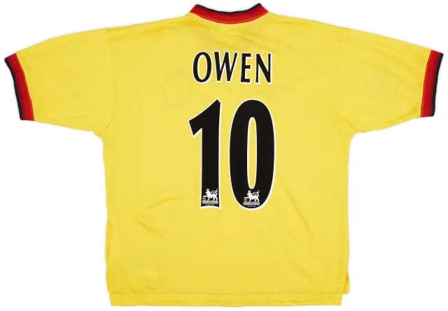 Reebok 1997-99 Liverpool Away Shirt Owen #10 - 6/10 - (L)