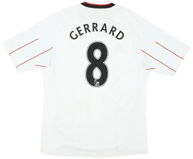 adidas 2010-11 Liverpool Away Shirt Gerrard #8 - 6/10 - (M)